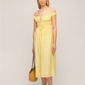 Gimaguas Antonia dress in pale yellow size small